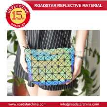 Mini cube rainbow reflective bag for fashion wowen